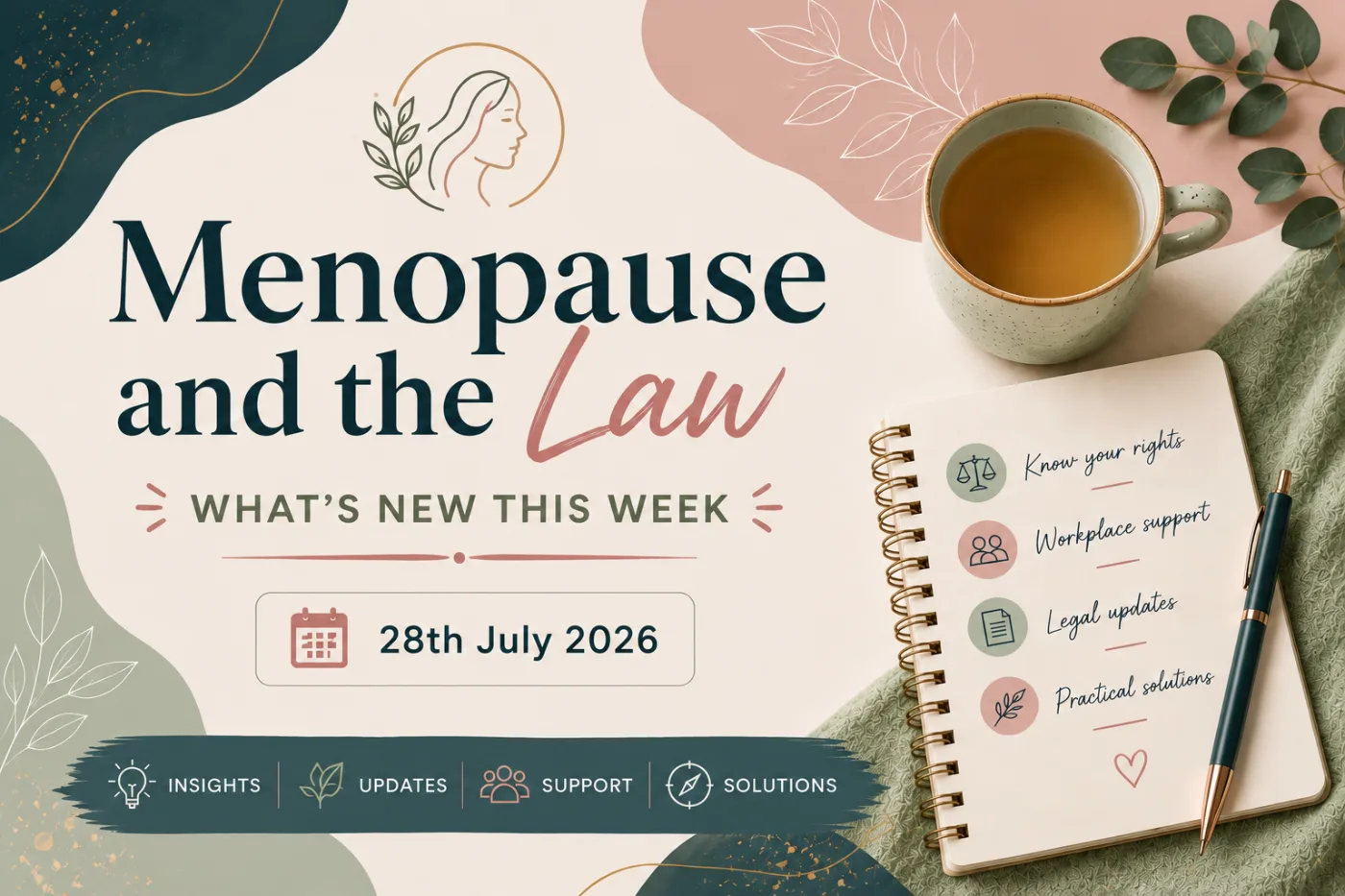 Menopause & The Law: 28th July 2026