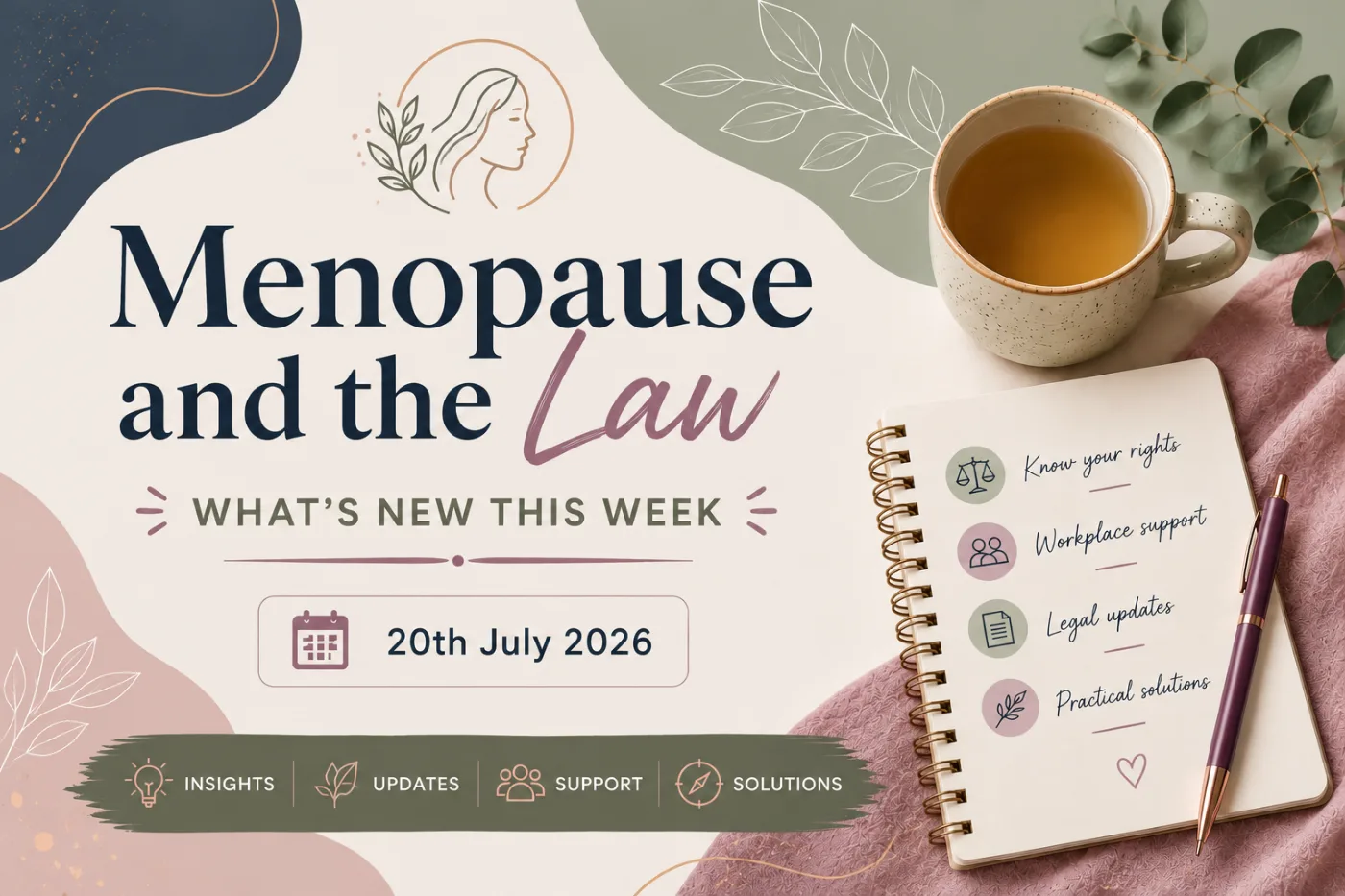 Menopause & The Law: 20th July 2026
